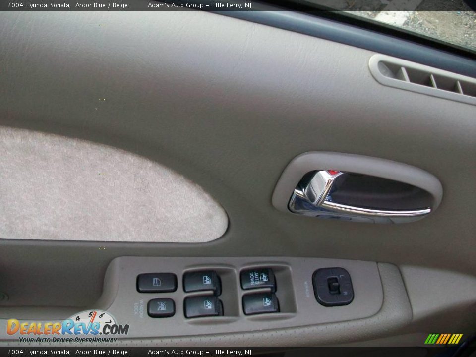 2004 Hyundai Sonata Ardor Blue / Beige Photo #7