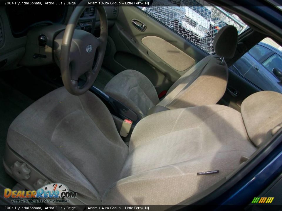 2004 Hyundai Sonata Ardor Blue / Beige Photo #9