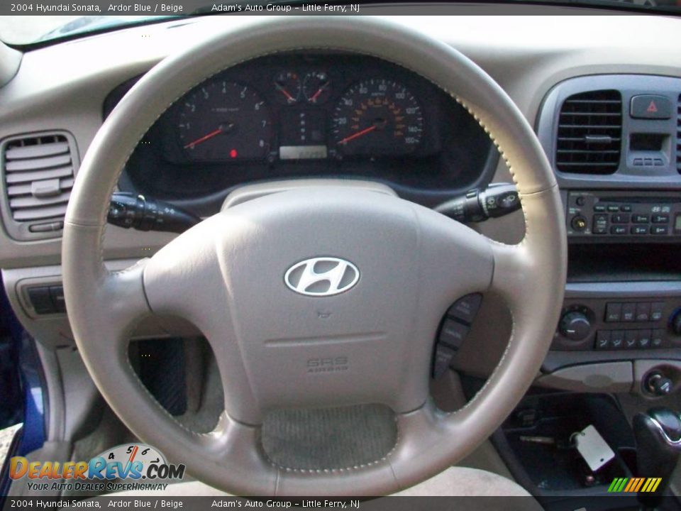 2004 Hyundai Sonata Ardor Blue / Beige Photo #10