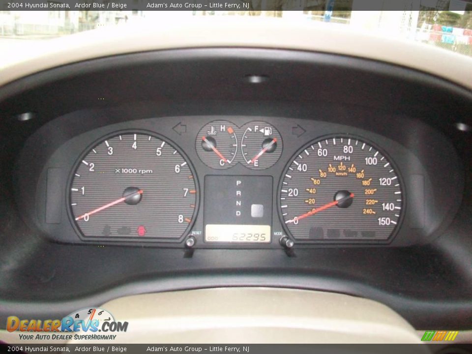 2004 Hyundai Sonata Ardor Blue / Beige Photo #11