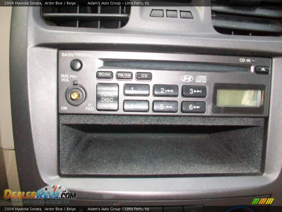 2004 Hyundai Sonata Ardor Blue / Beige Photo #13