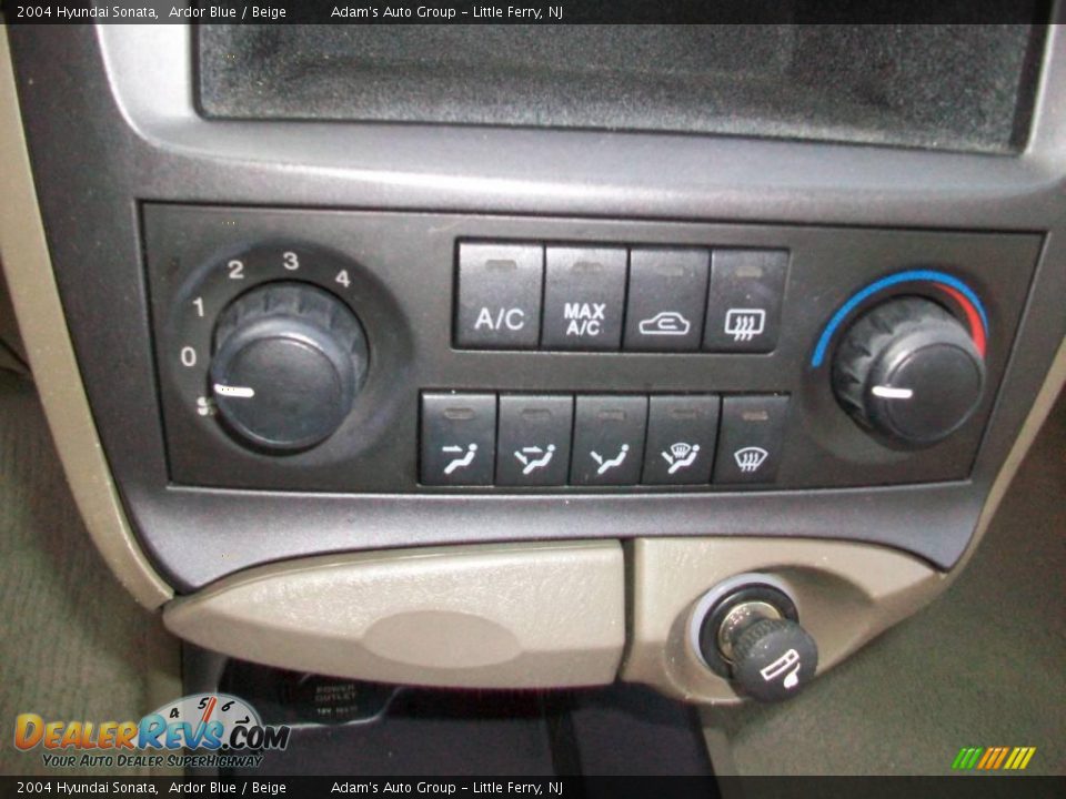 2004 Hyundai Sonata Ardor Blue / Beige Photo #14