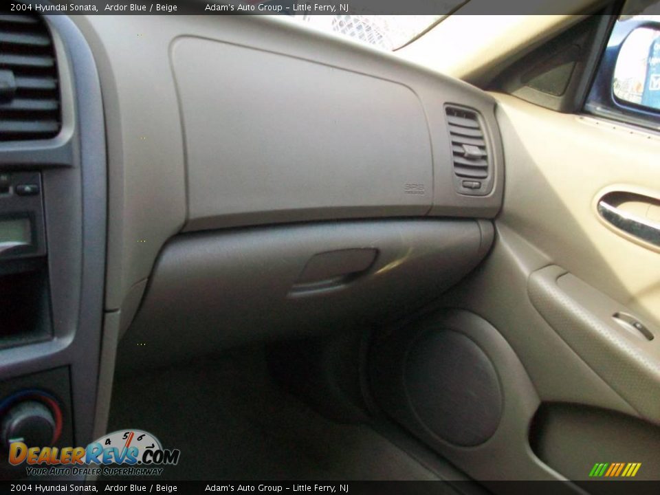 2004 Hyundai Sonata Ardor Blue / Beige Photo #16