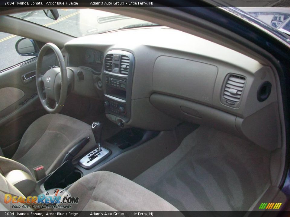 2004 Hyundai Sonata Ardor Blue / Beige Photo #20
