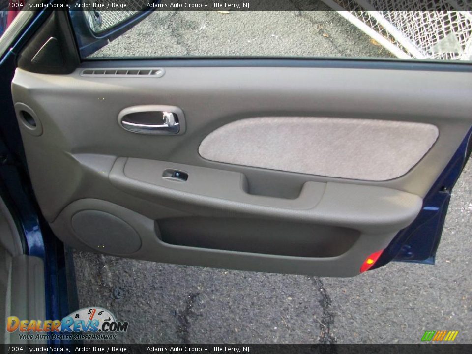 2004 Hyundai Sonata Ardor Blue / Beige Photo #21