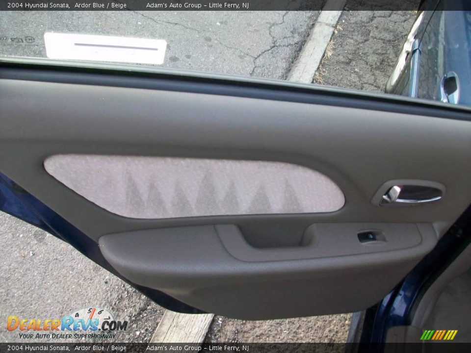 2004 Hyundai Sonata Ardor Blue / Beige Photo #25