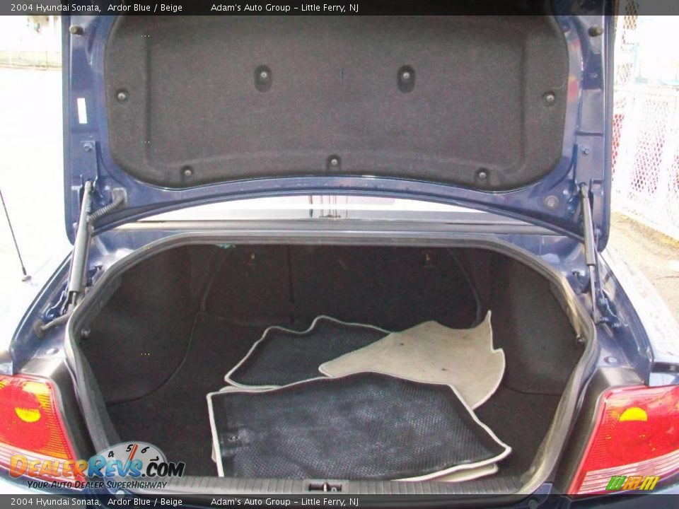 2004 Hyundai Sonata Ardor Blue / Beige Photo #26