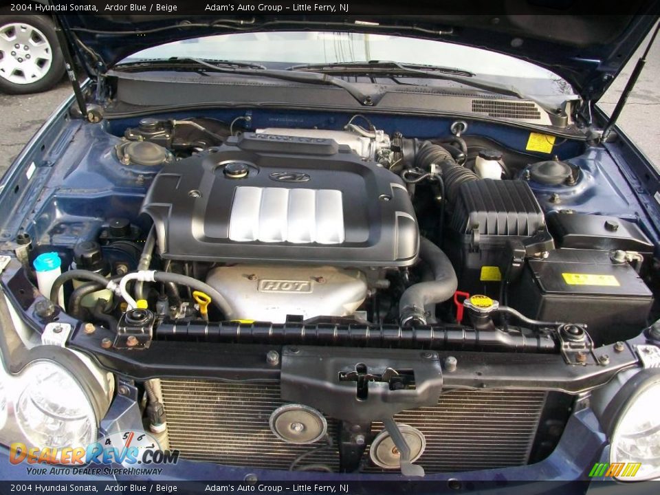 2004 Hyundai Sonata Ardor Blue / Beige Photo #29