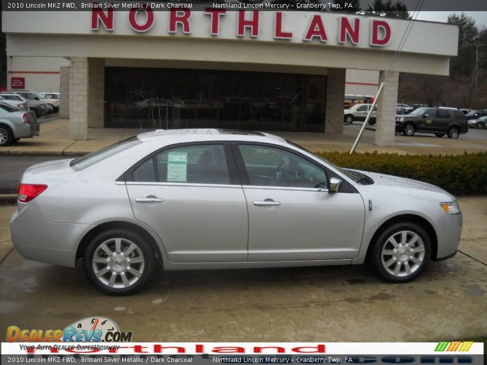2010 Lincoln MKZ FWD Brilliant Silver Metallic / Dark Charcoal Photo #1