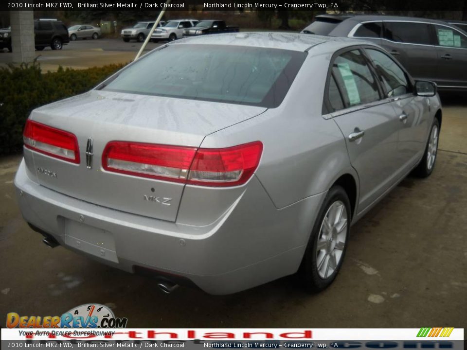 2010 Lincoln MKZ FWD Brilliant Silver Metallic / Dark Charcoal Photo #2
