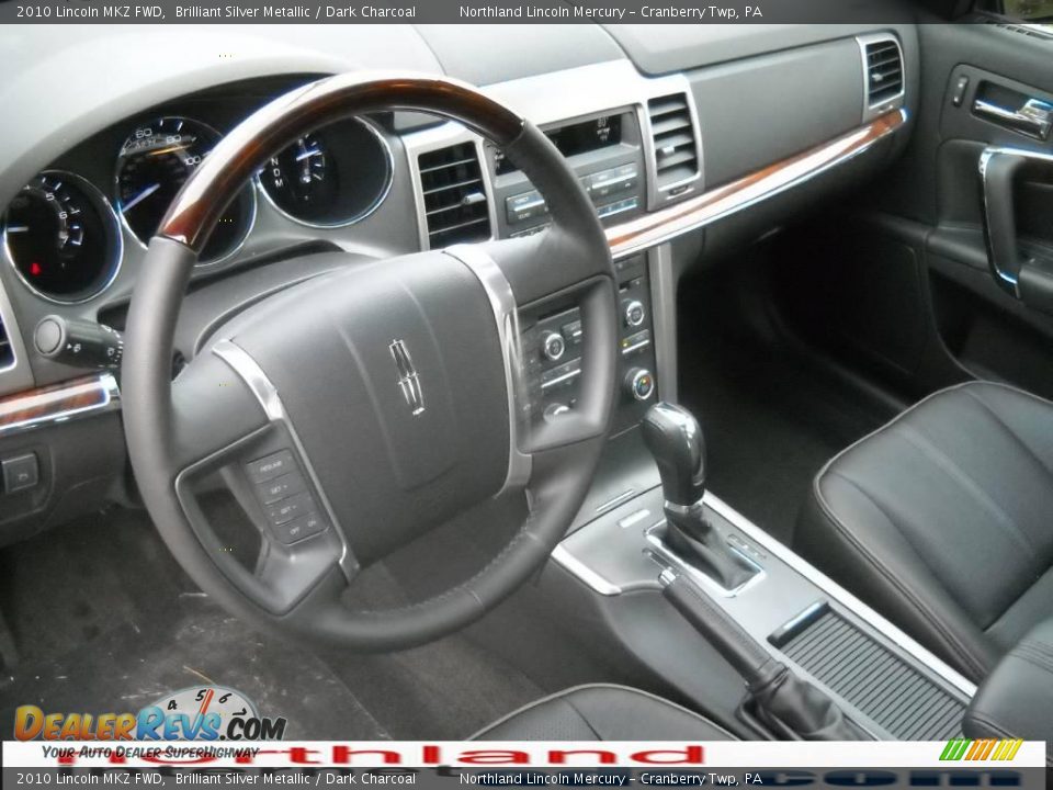 2010 Lincoln MKZ FWD Brilliant Silver Metallic / Dark Charcoal Photo #7