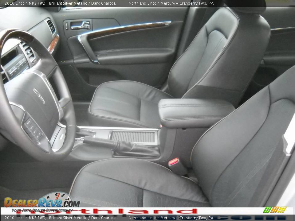 2010 Lincoln MKZ FWD Brilliant Silver Metallic / Dark Charcoal Photo #8
