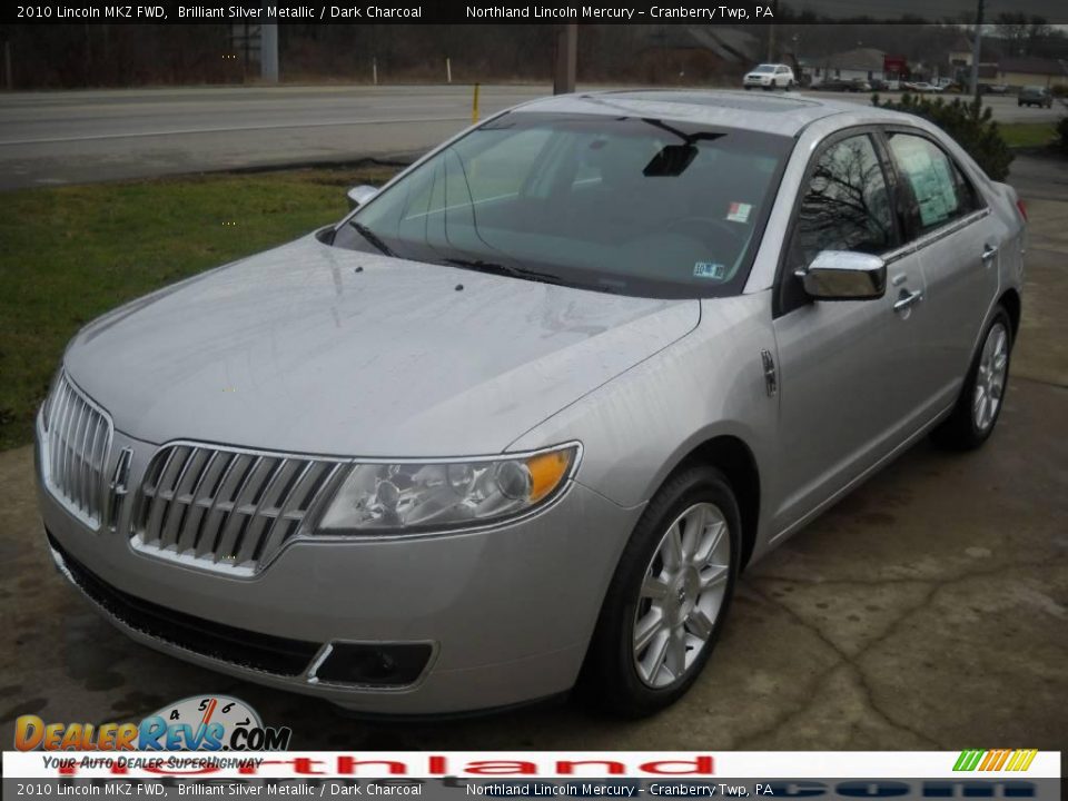 2010 Lincoln MKZ FWD Brilliant Silver Metallic / Dark Charcoal Photo #12