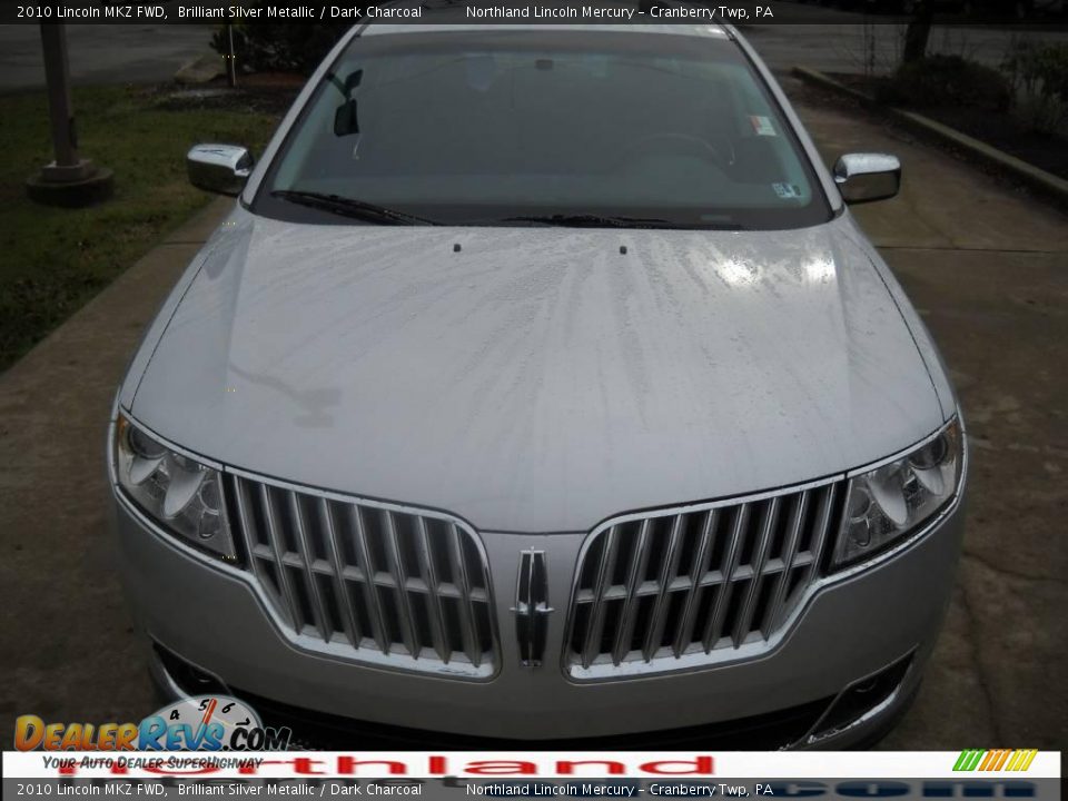 2010 Lincoln MKZ FWD Brilliant Silver Metallic / Dark Charcoal Photo #13