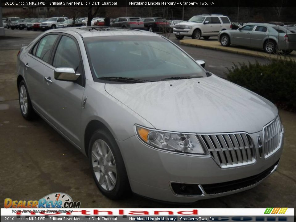 2010 Lincoln MKZ FWD Brilliant Silver Metallic / Dark Charcoal Photo #14