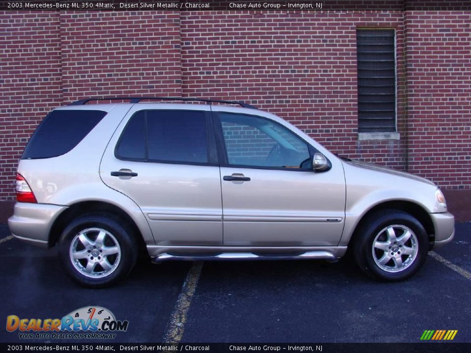 2003 Mercedes-Benz ML 350 4Matic Desert Silver Metallic / Charcoal Photo #3