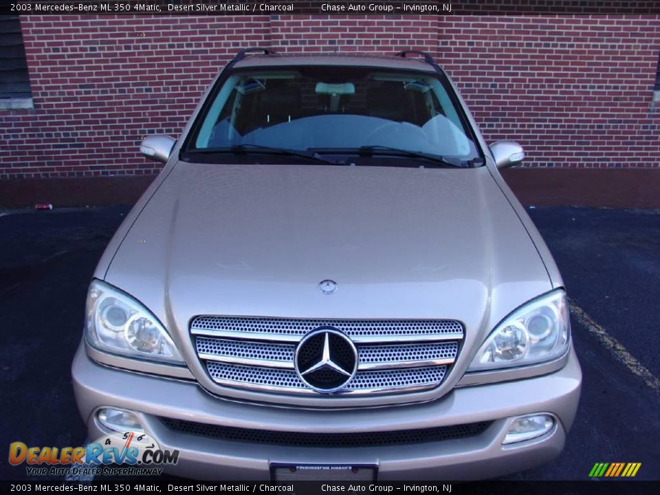 2003 Mercedes-Benz ML 350 4Matic Desert Silver Metallic / Charcoal Photo #4