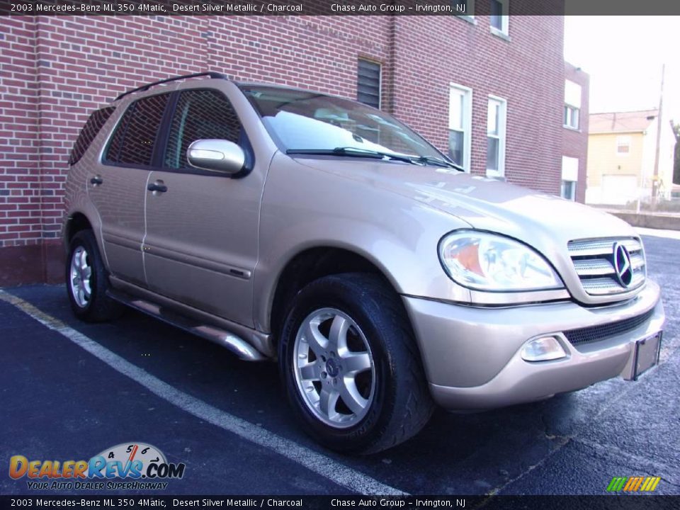2003 Mercedes-Benz ML 350 4Matic Desert Silver Metallic / Charcoal Photo #5