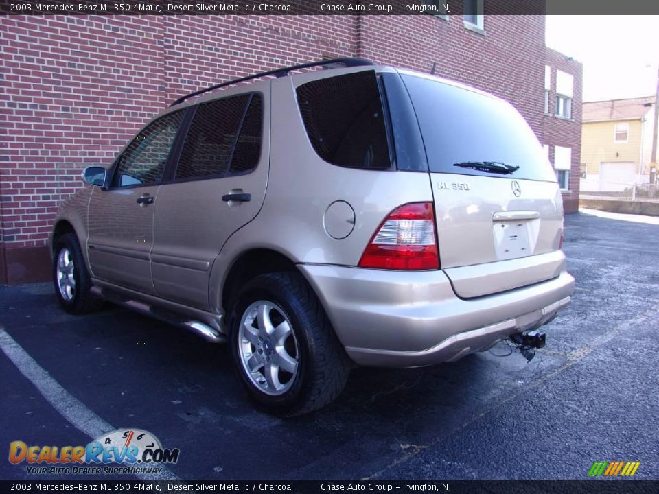 2003 Mercedes-Benz ML 350 4Matic Desert Silver Metallic / Charcoal Photo #8