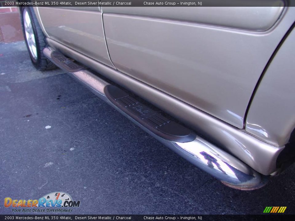 2003 Mercedes-Benz ML 350 4Matic Desert Silver Metallic / Charcoal Photo #13