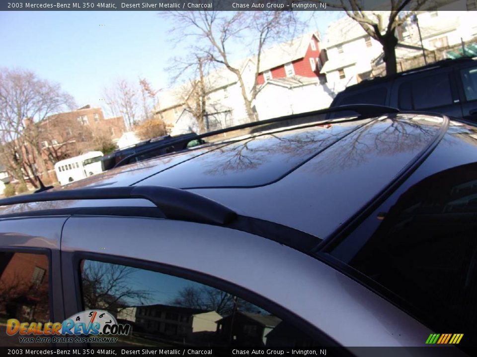 2003 Mercedes-Benz ML 350 4Matic Desert Silver Metallic / Charcoal Photo #16
