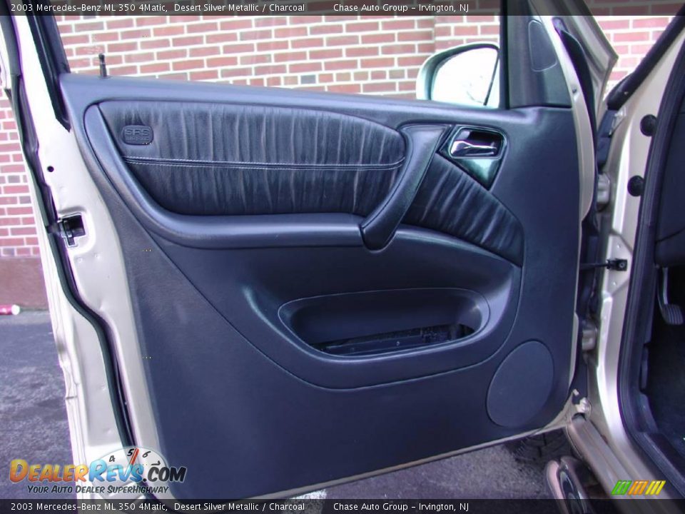 2003 Mercedes-Benz ML 350 4Matic Desert Silver Metallic / Charcoal Photo #17