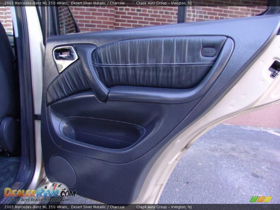 2003 Mercedes-Benz ML 350 4Matic Desert Silver Metallic / Charcoal Photo #19