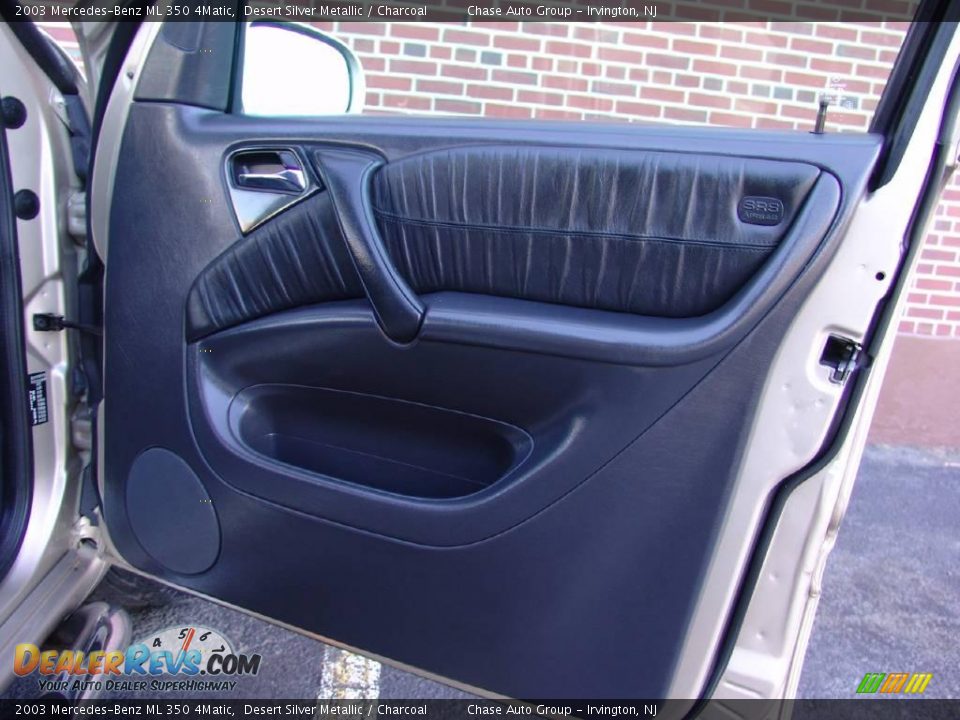 2003 Mercedes-Benz ML 350 4Matic Desert Silver Metallic / Charcoal Photo #20