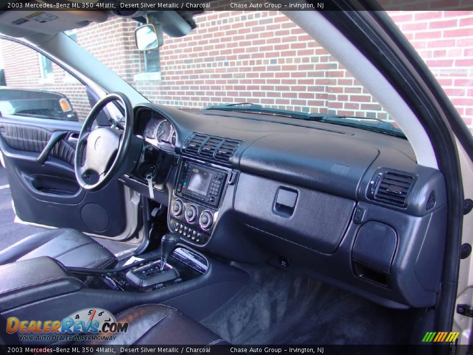 2003 Mercedes-Benz ML 350 4Matic Desert Silver Metallic / Charcoal Photo #21