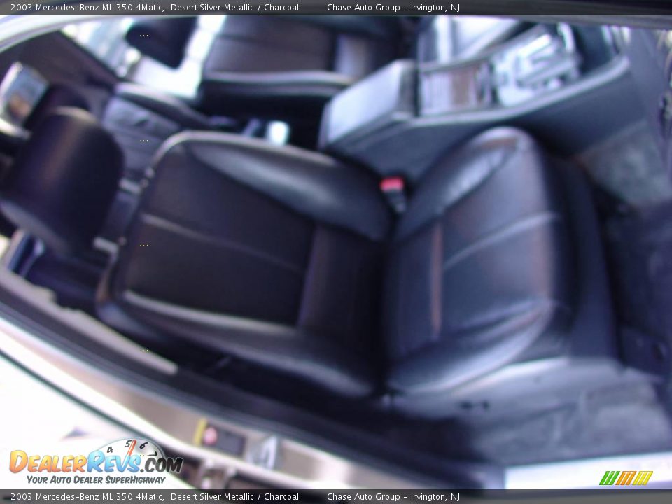 2003 Mercedes-Benz ML 350 4Matic Desert Silver Metallic / Charcoal Photo #22