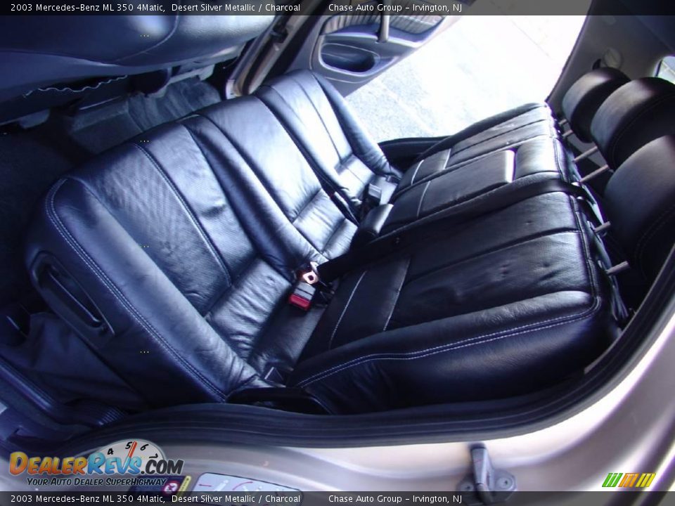 2003 Mercedes-Benz ML 350 4Matic Desert Silver Metallic / Charcoal Photo #24
