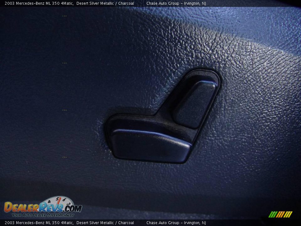 2003 Mercedes-Benz ML 350 4Matic Desert Silver Metallic / Charcoal Photo #26