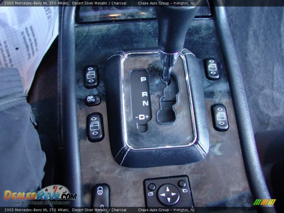 2003 Mercedes-Benz ML 350 4Matic Desert Silver Metallic / Charcoal Photo #31