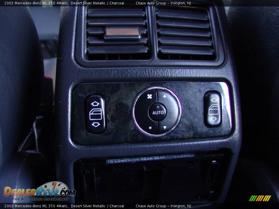 2003 Mercedes-Benz ML 350 4Matic Desert Silver Metallic / Charcoal Photo #35