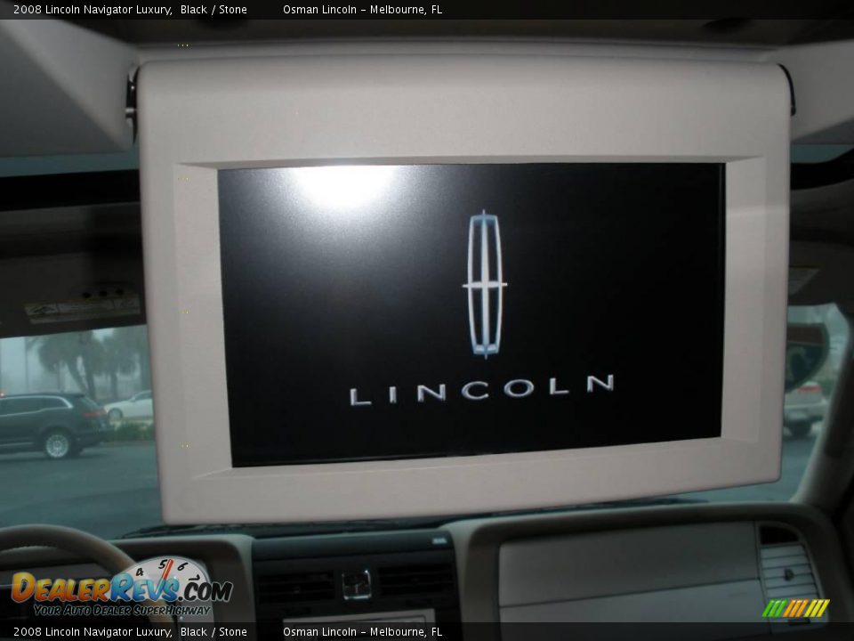 2008 Lincoln Navigator Luxury Black / Stone Photo #16