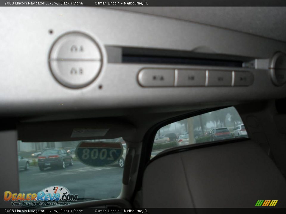 2008 Lincoln Navigator Luxury Black / Stone Photo #18