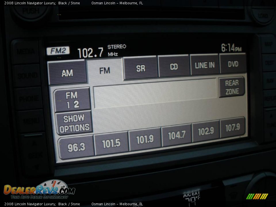 2008 Lincoln Navigator Luxury Black / Stone Photo #20