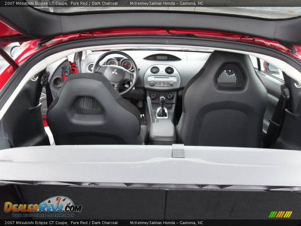 2007 Mitsubishi Eclipse GT Coupe Pure Red / Dark Charcoal Photo #13