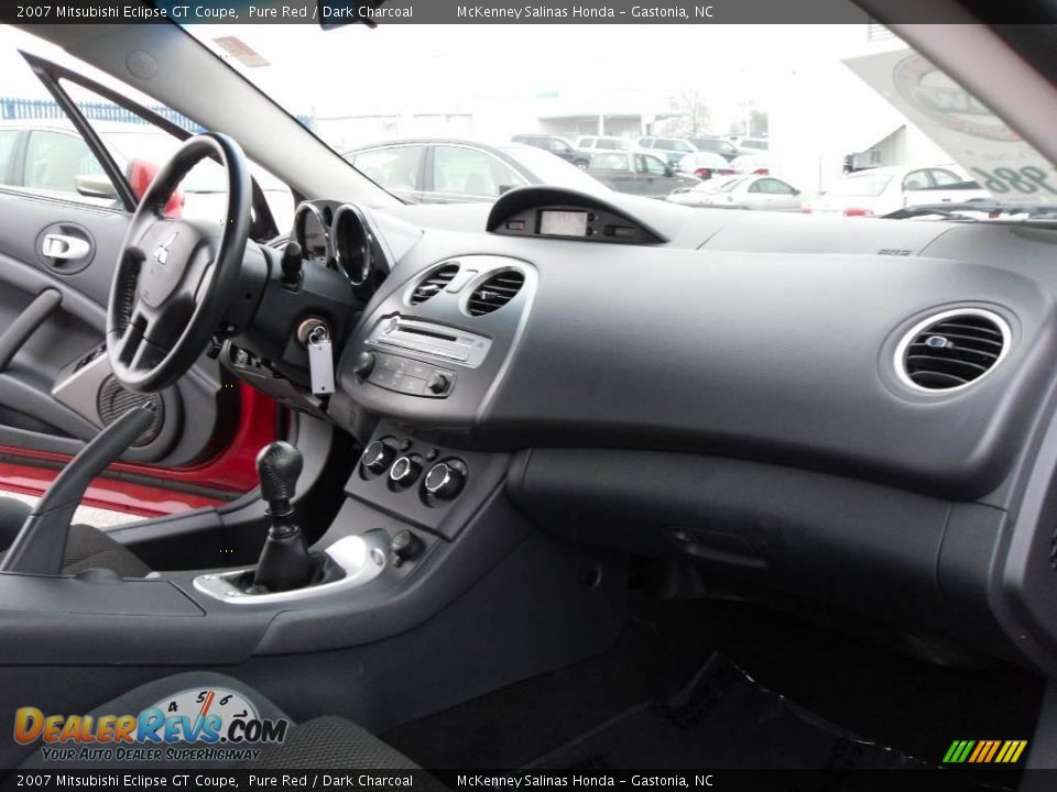 2007 Mitsubishi Eclipse GT Coupe Pure Red / Dark Charcoal Photo #15