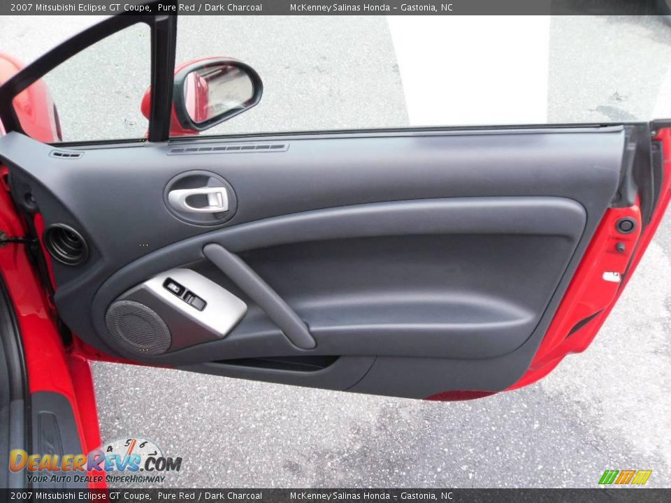 2007 Mitsubishi Eclipse GT Coupe Pure Red / Dark Charcoal Photo #16