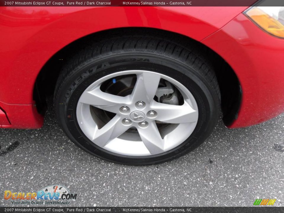 2007 Mitsubishi Eclipse GT Coupe Pure Red / Dark Charcoal Photo #17