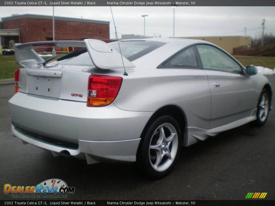 2002 Toyota Celica GT-S Liquid Silver Metallic / Black Photo #5