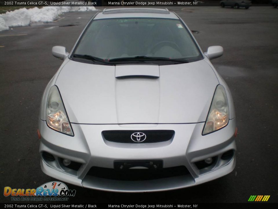 2002 Toyota Celica GT-S Liquid Silver Metallic / Black Photo #8