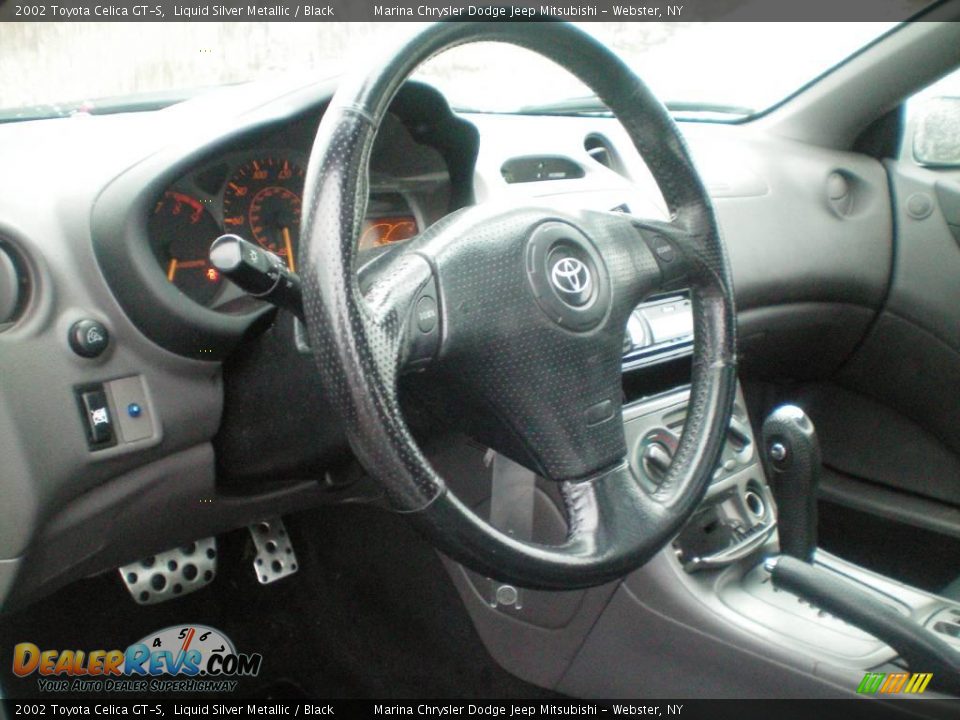2002 Toyota Celica GT-S Liquid Silver Metallic / Black Photo #11