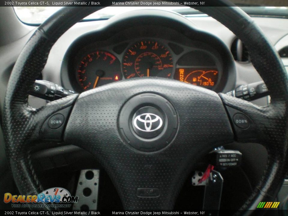 2002 Toyota Celica GT-S Liquid Silver Metallic / Black Photo #19