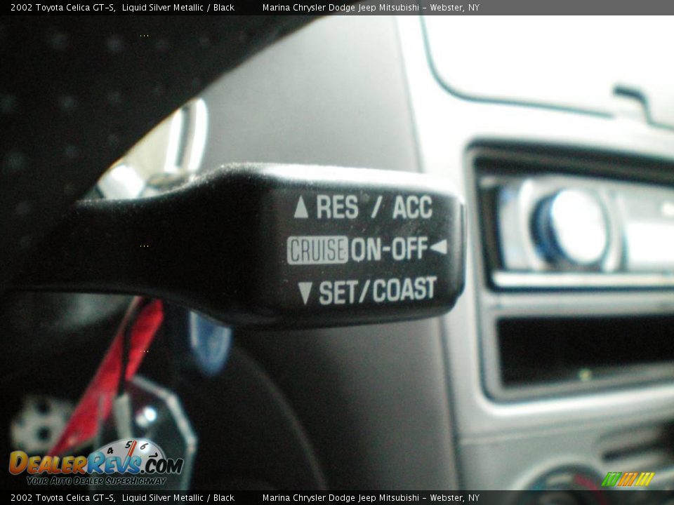 2002 Toyota Celica GT-S Liquid Silver Metallic / Black Photo #22