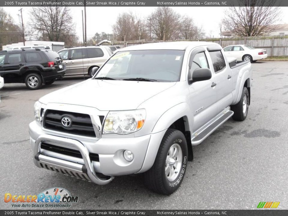 2005 Toyota Tacoma PreRunner Double Cab Silver Streak Mica / Graphite Gray Photo #1