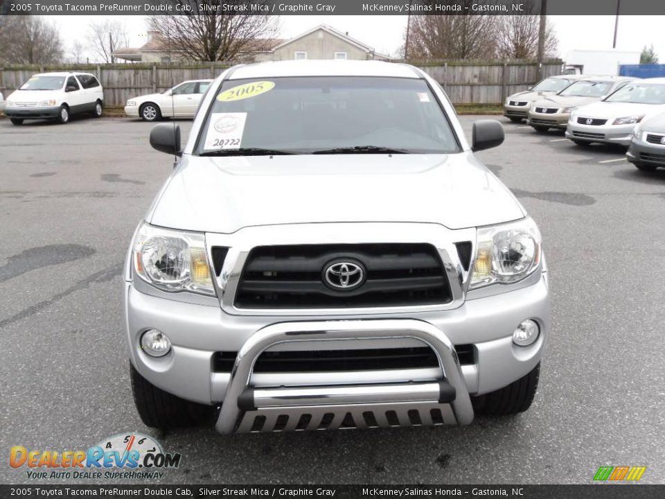 2005 Toyota Tacoma PreRunner Double Cab Silver Streak Mica / Graphite Gray Photo #7