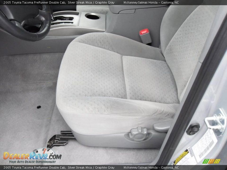 2005 Toyota Tacoma PreRunner Double Cab Silver Streak Mica / Graphite Gray Photo #9