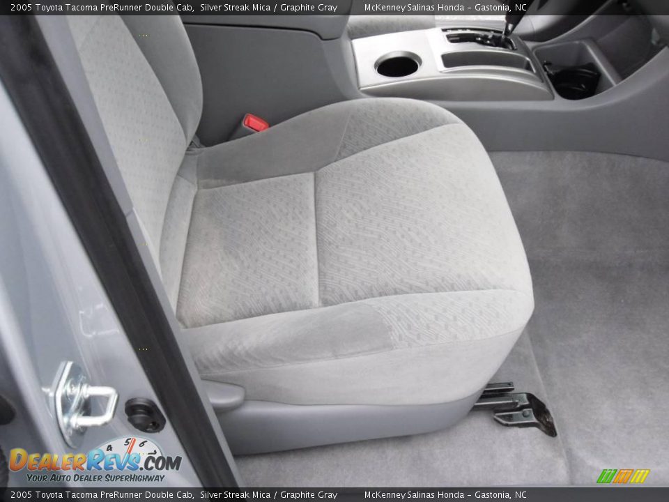2005 Toyota Tacoma PreRunner Double Cab Silver Streak Mica / Graphite Gray Photo #14
